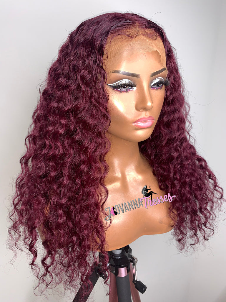 Burgundy Deep Wave