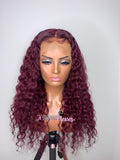 Burgundy Deep Wave